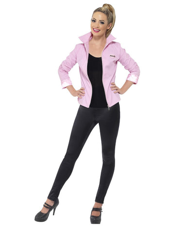 Luxe Pink Pink Ladies Grease Geaca pentru femei
