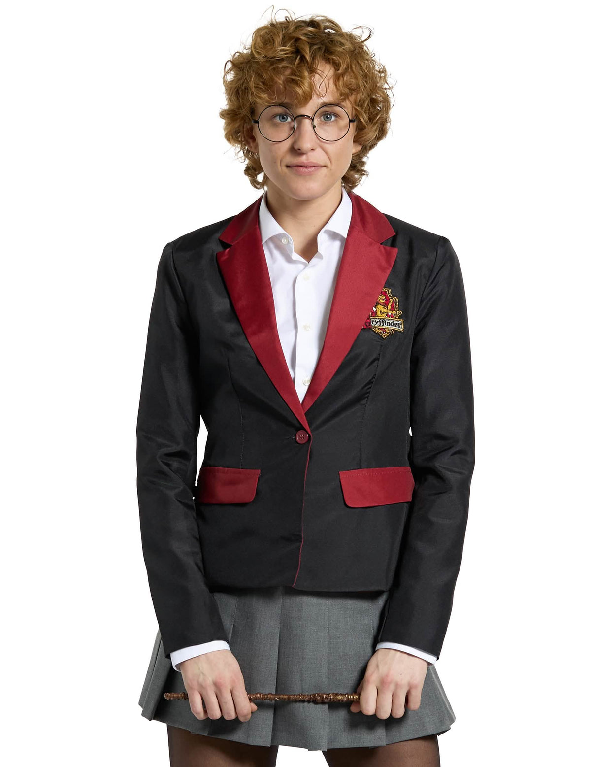 Sacou Mrs. Gryffondor pentru femeie Suitmeister negru și bordo