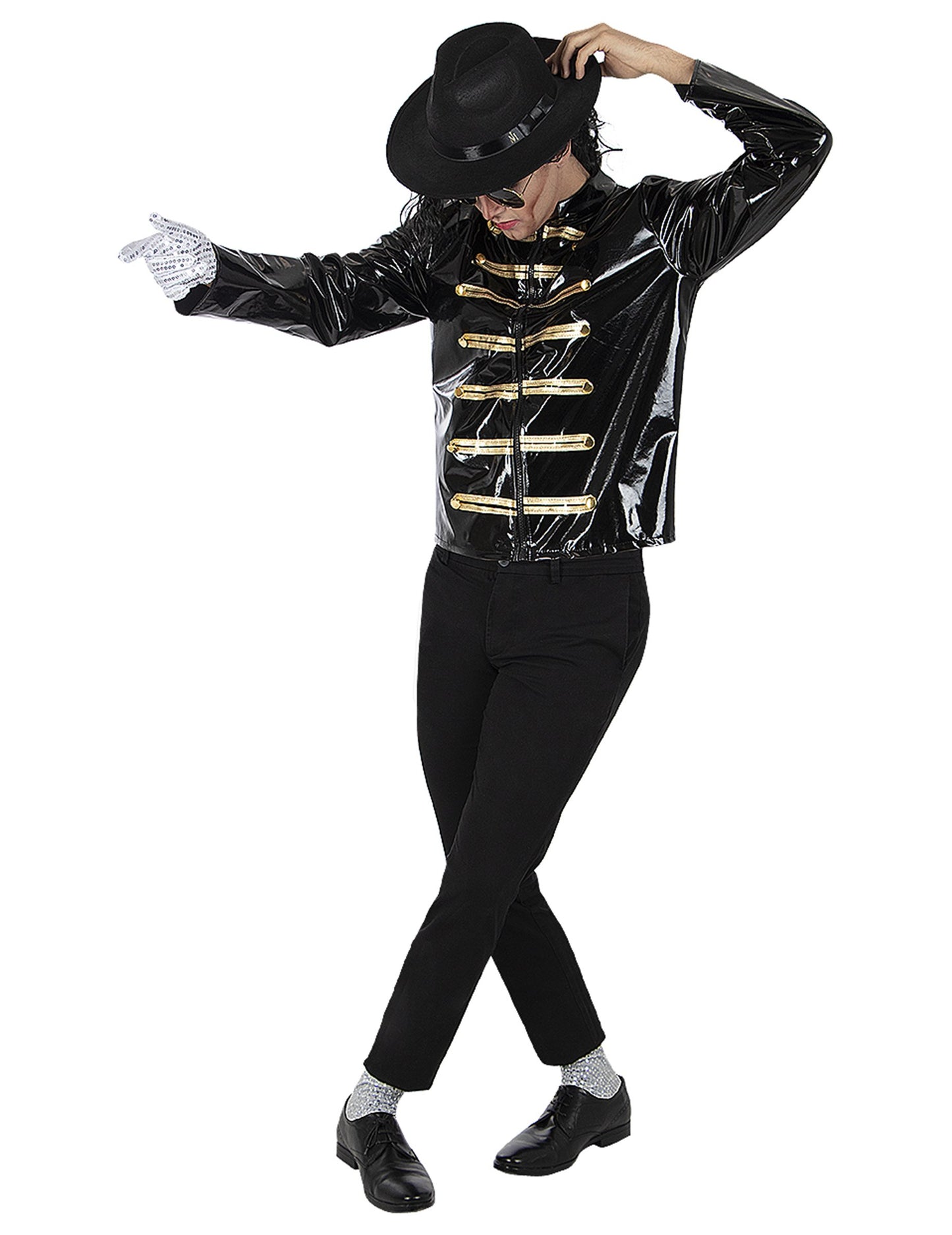 Jachetă neagră Michael Jackson pentru adulți