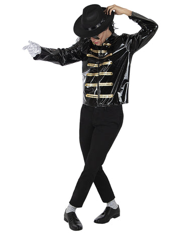 Jachetă neagră Michael Jackson pentru adulți