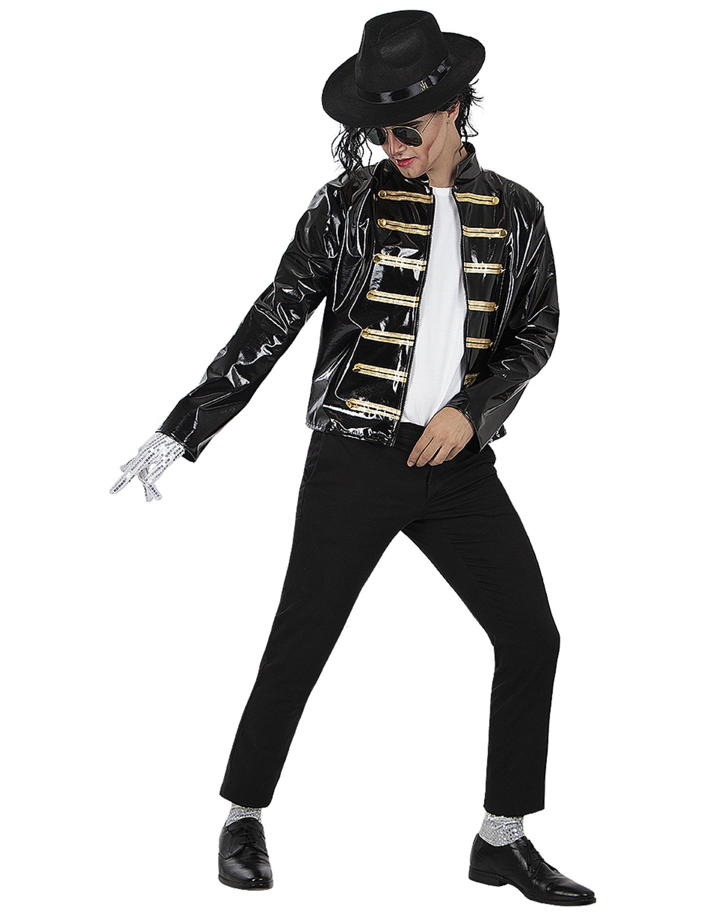 Jachetă neagră Michael Jackson pentru adulți