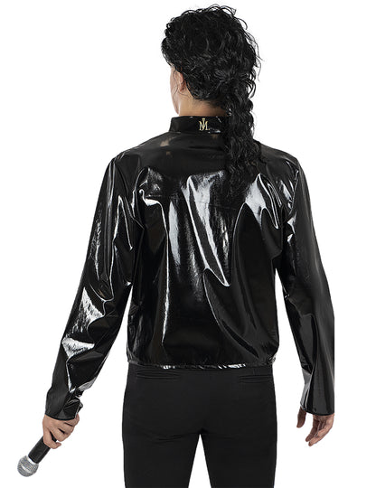 Vue de dos de la veste Michael Jackson pour adulte