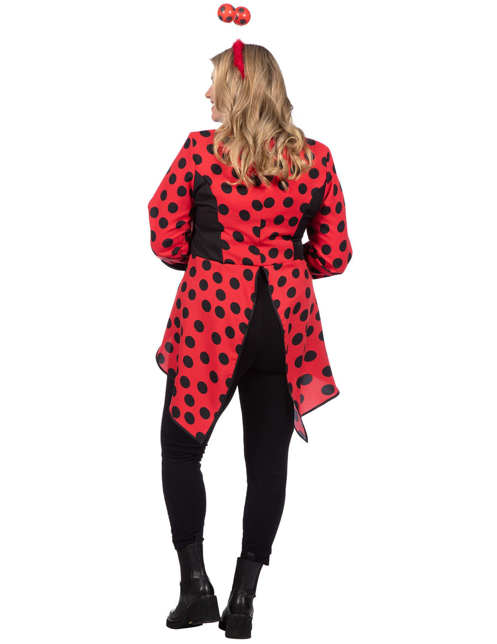Vue de dos de la veste queue de pie coccinelle