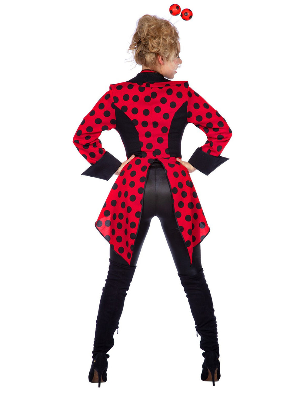Vue de dos de la veste queue de pie coccinelle