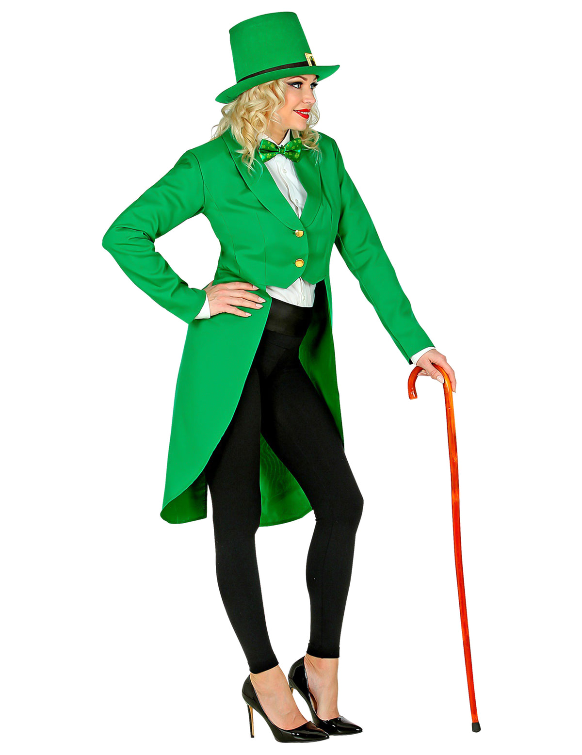 Vue de profil de la veste queue de pie St Patrick