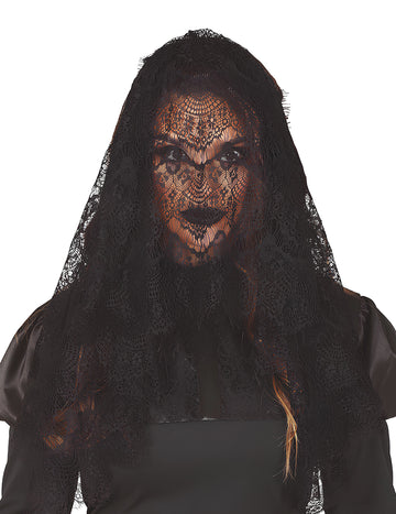 VAIL BLACK MANTILLE ADULT